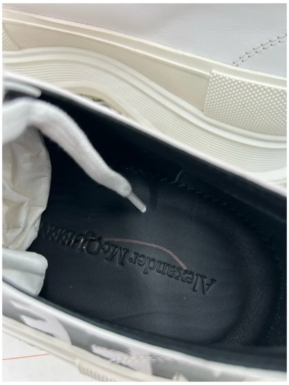Alexander, McQueen tread slick low top sneakers size 45 made in Italy